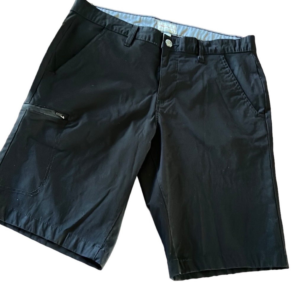 Original Weatherproof Vintage Men’s Trail Cargo Short black nylon spandex 34
